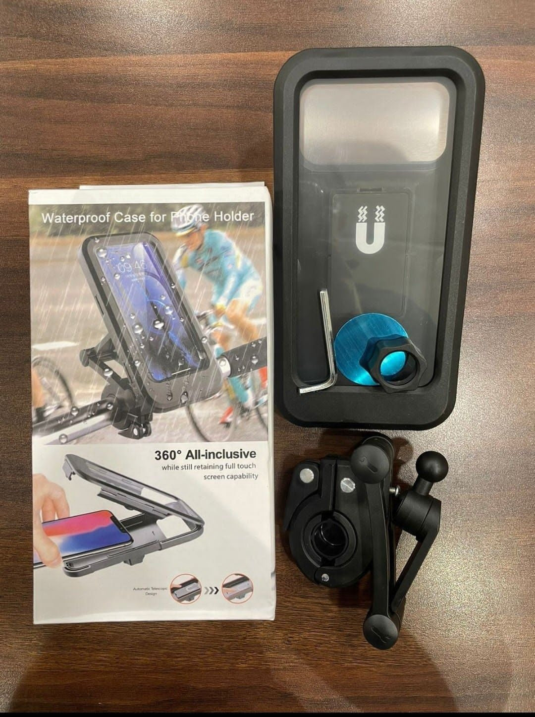 Waterproof Motorcycle, Bike, Scooter & Bicycle Cell Phone Holder
