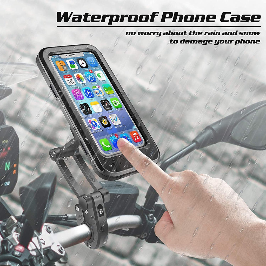 Waterproof Motorcycle, Bike, Scooter & Bicycle Cell Phone Holder