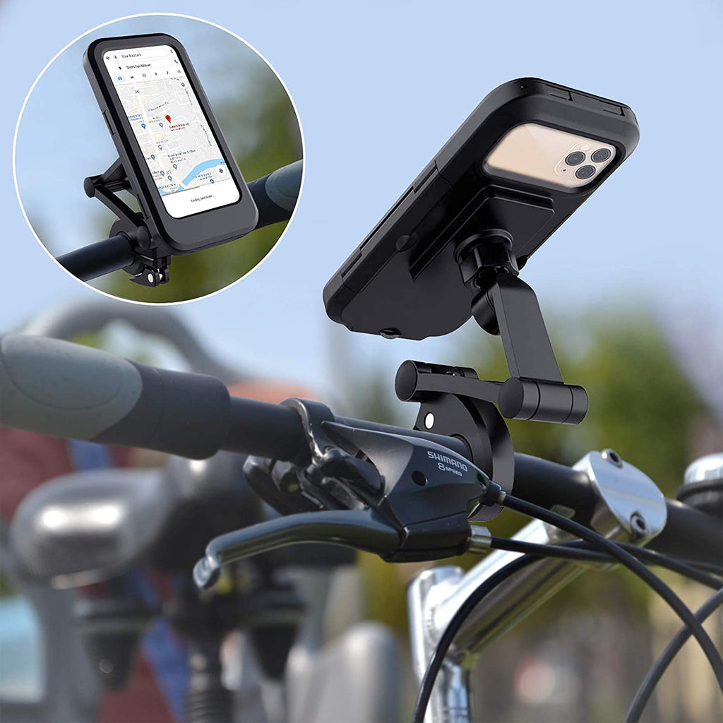 Waterproof Motorcycle, Bike, Scooter & Bicycle Cell Phone Holder