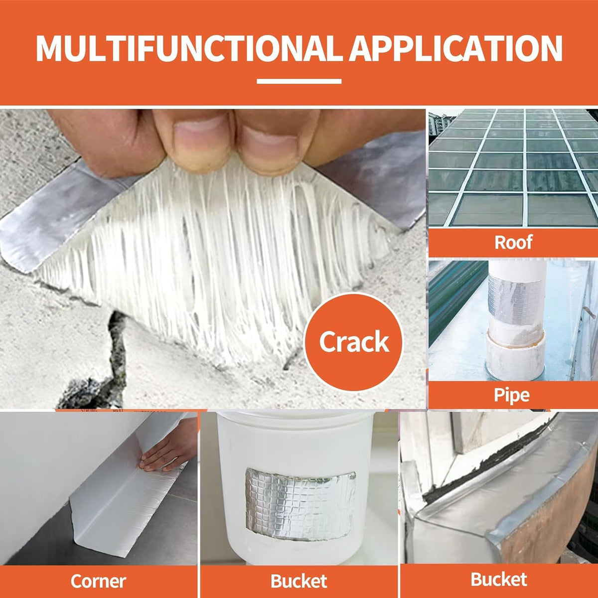 Waterproof Tape Permanent Repair Roof Water Leakage Solution